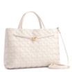 Bolsa Tote Tressê Couro Off White - imagem 3