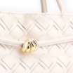 Bolsa Tote Tressê Couro Off White - imagem 8
