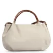 Bolsa Tote Tressê Couro Off White/Caramelo - imagem 4
