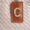 Bolsa Tote Tressê Couro Off White/Marrom - imagem 5