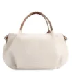 Bolsa Tote Tressê Couro Off White/Marrom - imagem 3