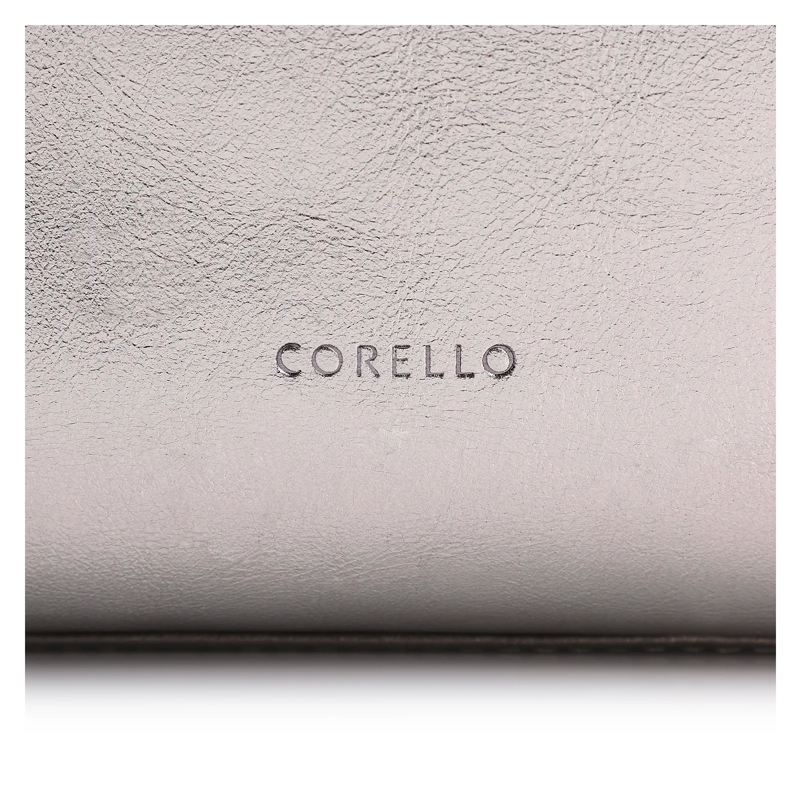 Bolsa Tote Tressê Couro Prata