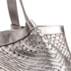 Bolsa Tote Tressê Couro Prata - imagem 7