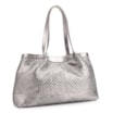 Bolsa Tote Tressê Couro Prata - imagem 2