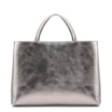 Bolsa Tote Tressê Couro Prata - imagem 3