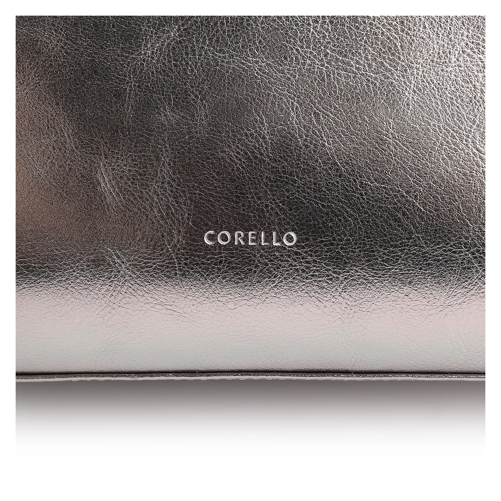 Bolsa Tote Tressê Couro Prata