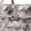 Bolsa Tote Tressê Couro Prata - imagem 7