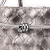 Bolsa Tote Tressê Couro Prata - imagem 7