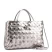 Bolsa Tote Tressê Couro Prata - imagem 2