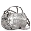 Bolsa Tote Tressê Couro Prata - imagem 3