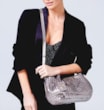 Bolsa Tote Tressê Couro Prata - imagem 8