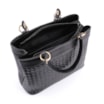 Bolsa Tote Tressê Couro Preto - imagem 4