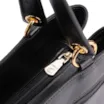 Bolsa Tote Tressê Couro Preto - imagem 5