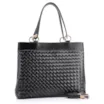 Bolsa Tote Tressê Couro Preto - imagem 2