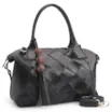 Bolsa Tote Tressê Couro Preto - imagem 2