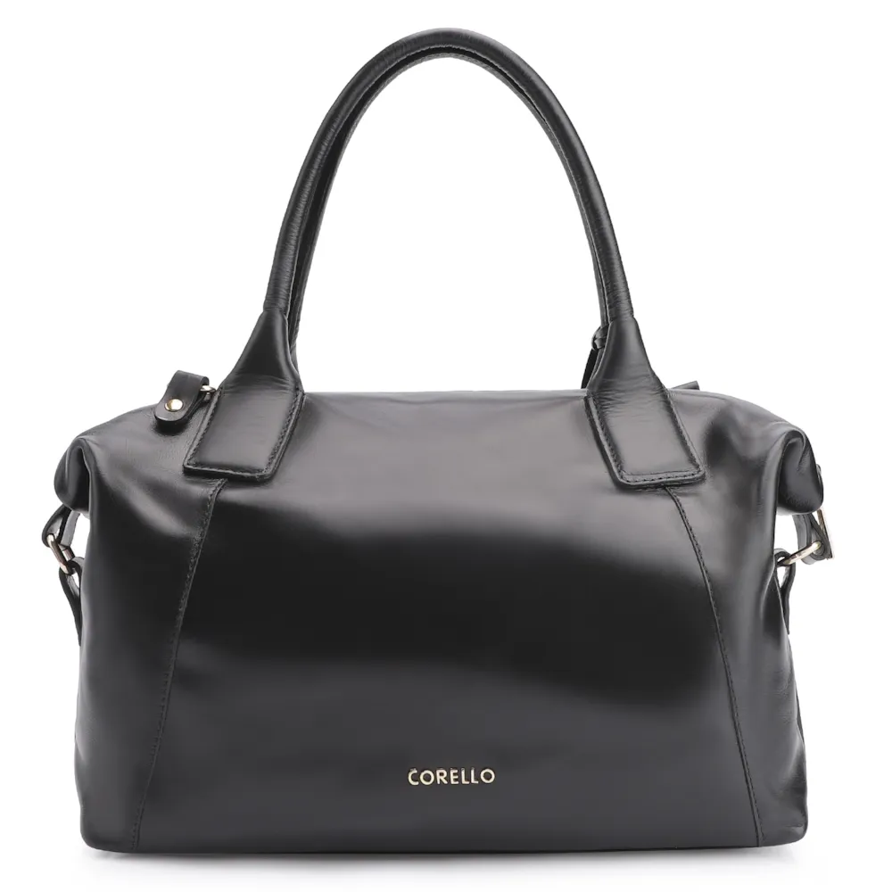 Bolsa Tote Tressê Couro Preto - imagem 3