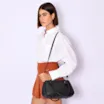 Bolsa Tote Tressê Couro Preto - imagem 2