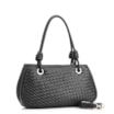 Bolsa Tote Tressê Couro Preto - imagem 3