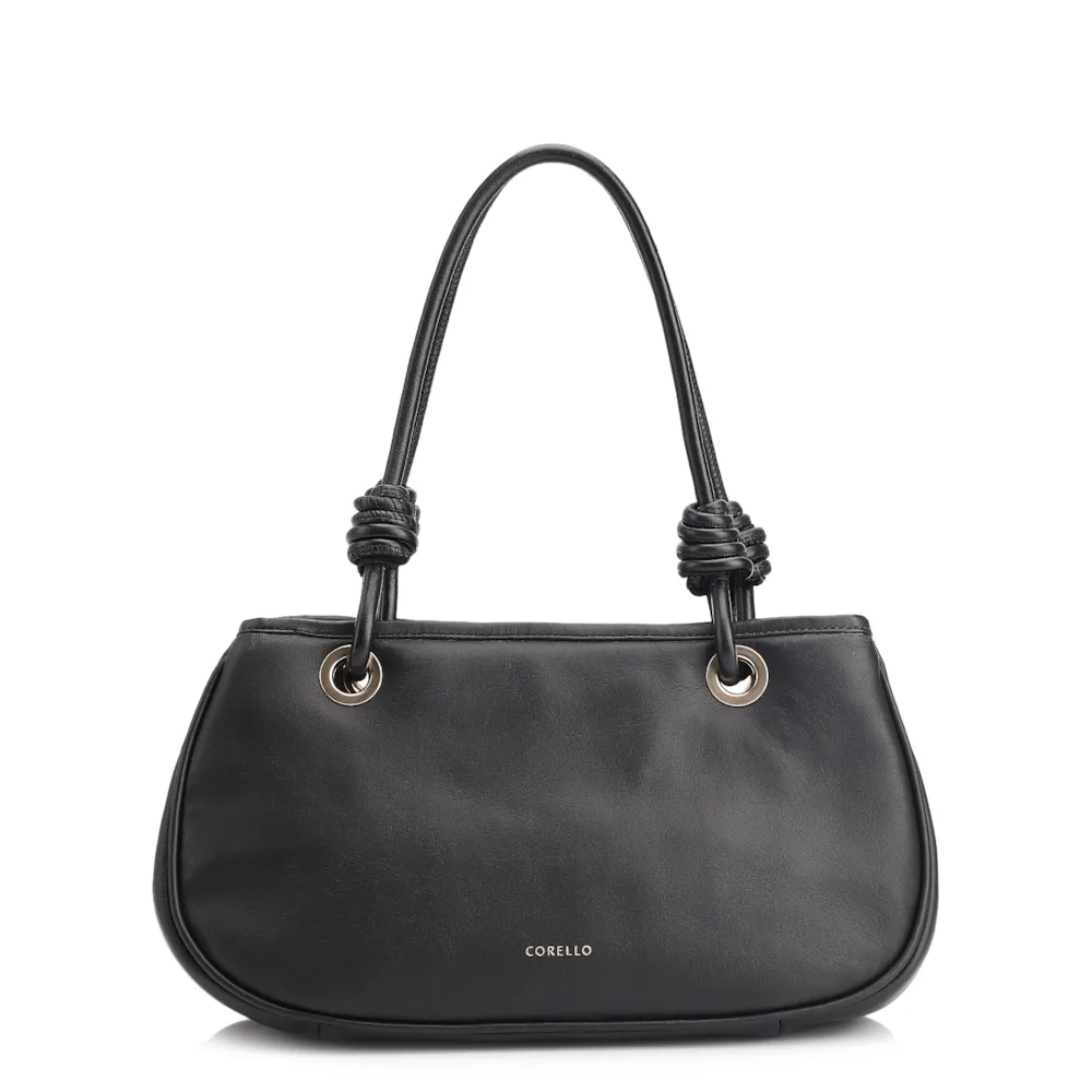 Bolsa Tote Tressê Couro Preto - imagem 4