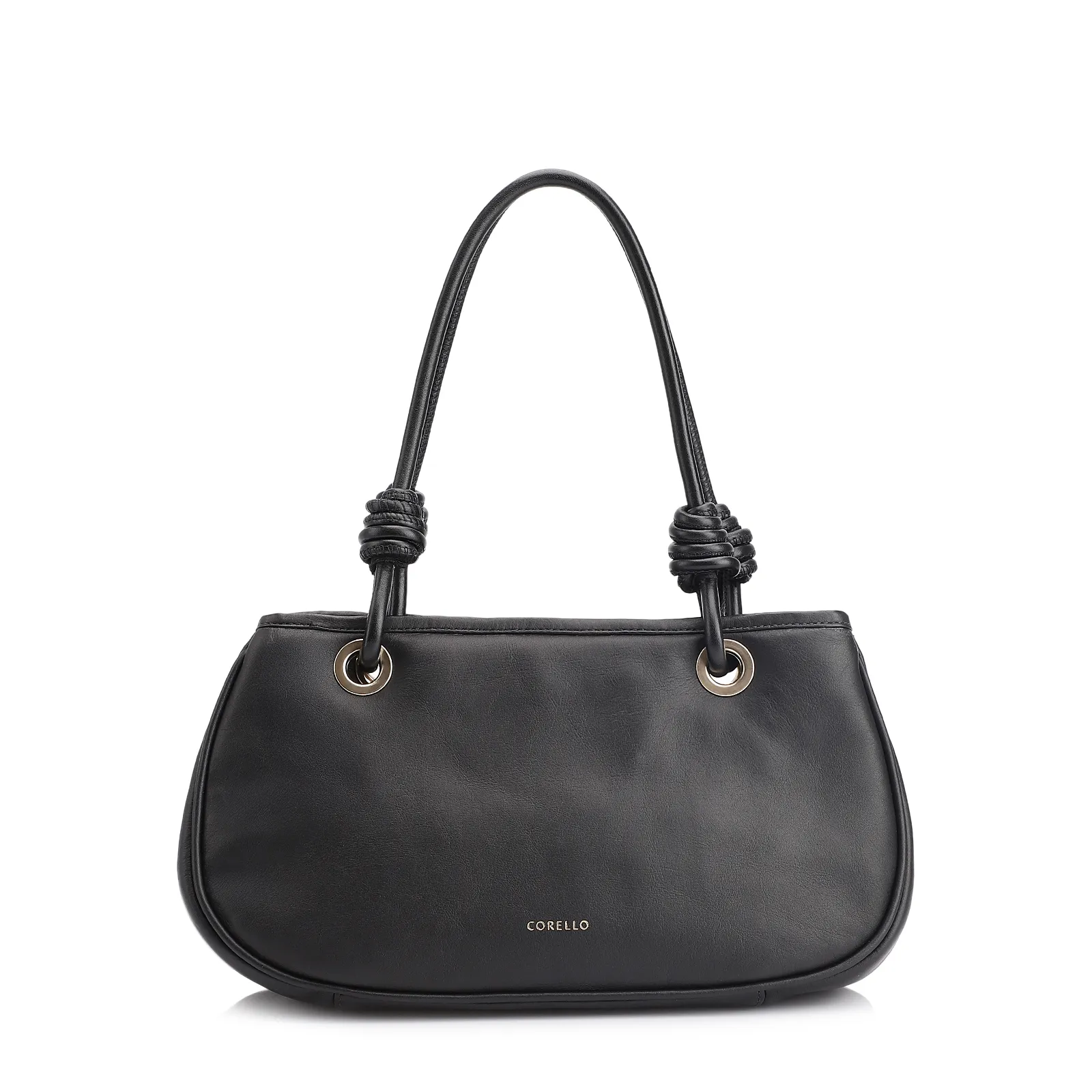 Bolsa Tote Tressê Couro Preto