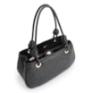 Bolsa Tote Tressê Couro Preto - imagem 5
