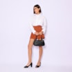 Bolsa Tote Tressê Couro Preto - imagem 8