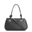 Bolsa Tote Tressê Couro Preto - imagem 1
