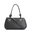 Bolsa Tote Tressê Couro Preto - imagem 1