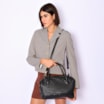 Bolsa Tote Tressê Couro Preto - imagem 2