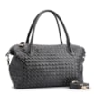 Bolsa Tote Tressê Couro Preto - imagem 3