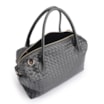 Bolsa Tote Tressê Couro Preto - imagem 5