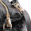 Bolsa Tote Tressê Couro Preto - imagem 6