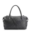 Bolsa Tote Tressê Couro Preto - imagem 1
