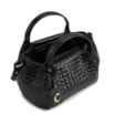 Bolsa Tote Tressê Couro Preto - imagem 5