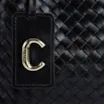 Bolsa Tote Tressê Couro Preto - imagem 6