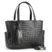 Bolsa Tote Tressê Couro Preto - imagem 3