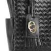 Bolsa Tote Tressê Couro Preto - imagem 6