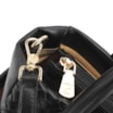Bolsa Tote Tressê Couro Preto - imagem 7
