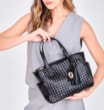 Bolsa Tote Tressê Couro Preto - imagem 2