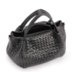 Bolsa Tote Tressê Couro Preto - imagem 4