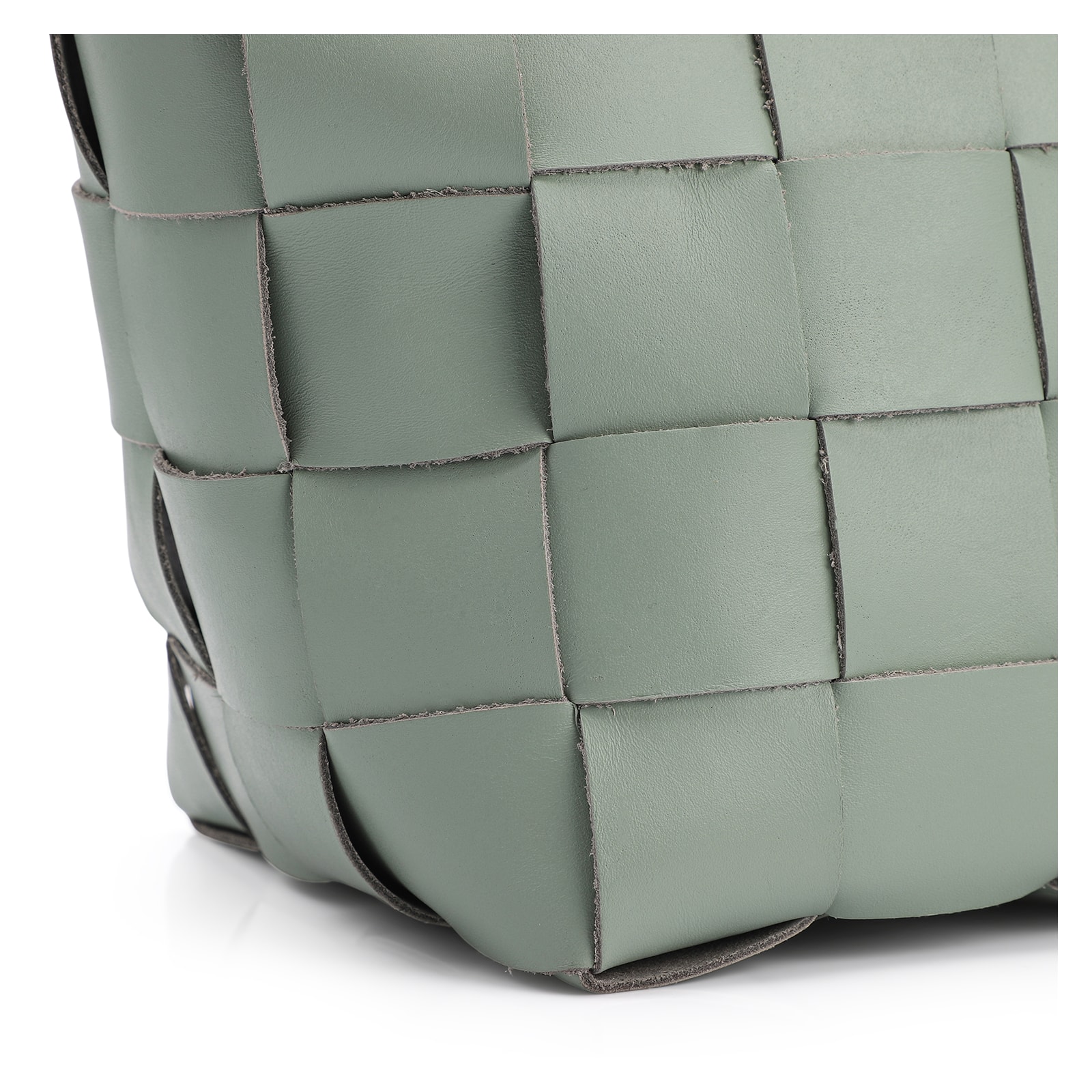 Bolsa Tote Tressê Couro Verde