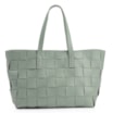 Bolsa Tote Tressê Couro Verde - imagem 1