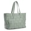 Bolsa Tote Tressê Couro Verde - imagem 2