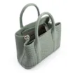 Bolsa Tote Tressê Couro Verde - imagem 4