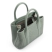 Bolsa Tote Tressê Couro Verde - imagem 4