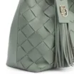 Bolsa Tote Tressê Couro Verde - imagem 5