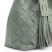 Bolsa Tote Tressê Couro Verde - imagem 5
