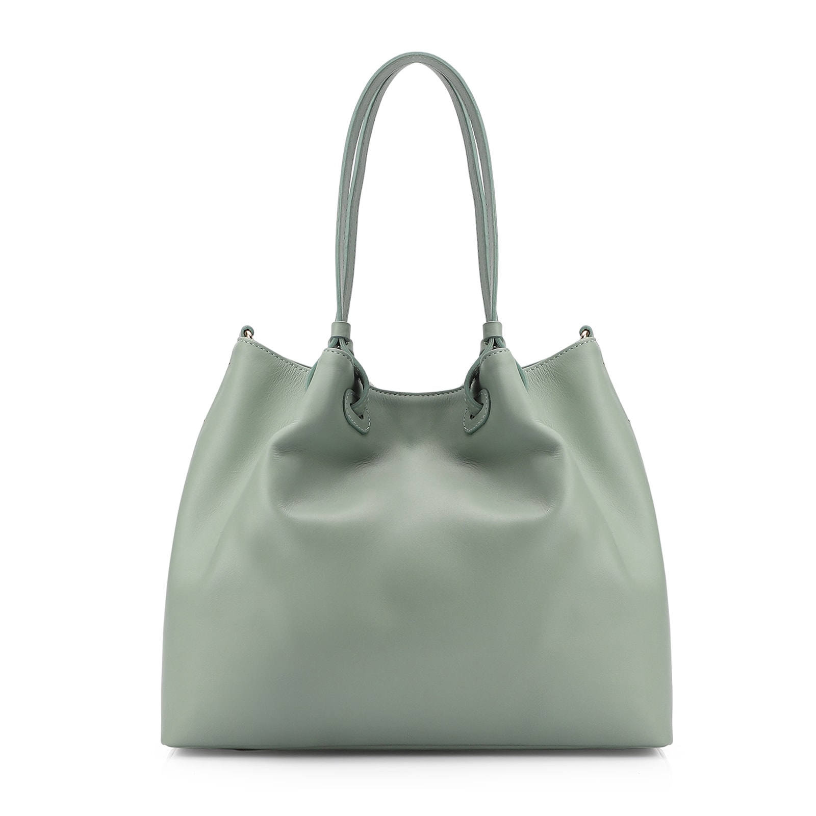 Bolsa Tote Tressê Couro Verde