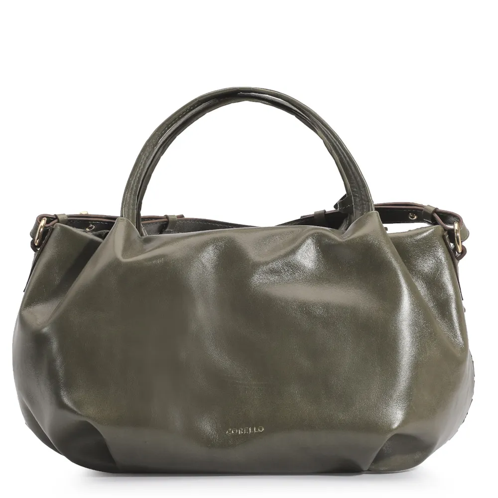 Bolsa Tote Tressê Couro Verde - imagem 3
