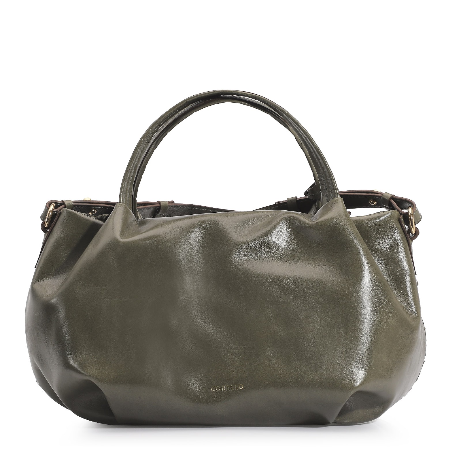 Bolsa Tote Tressê Couro Verde